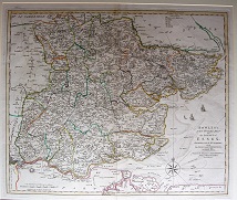 Thumbnail: Bowles's New Pocket Map of the County of Essex, 1781